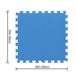 Bestway Protection de sol de piscine 50cm x 50 cm paquet de 9