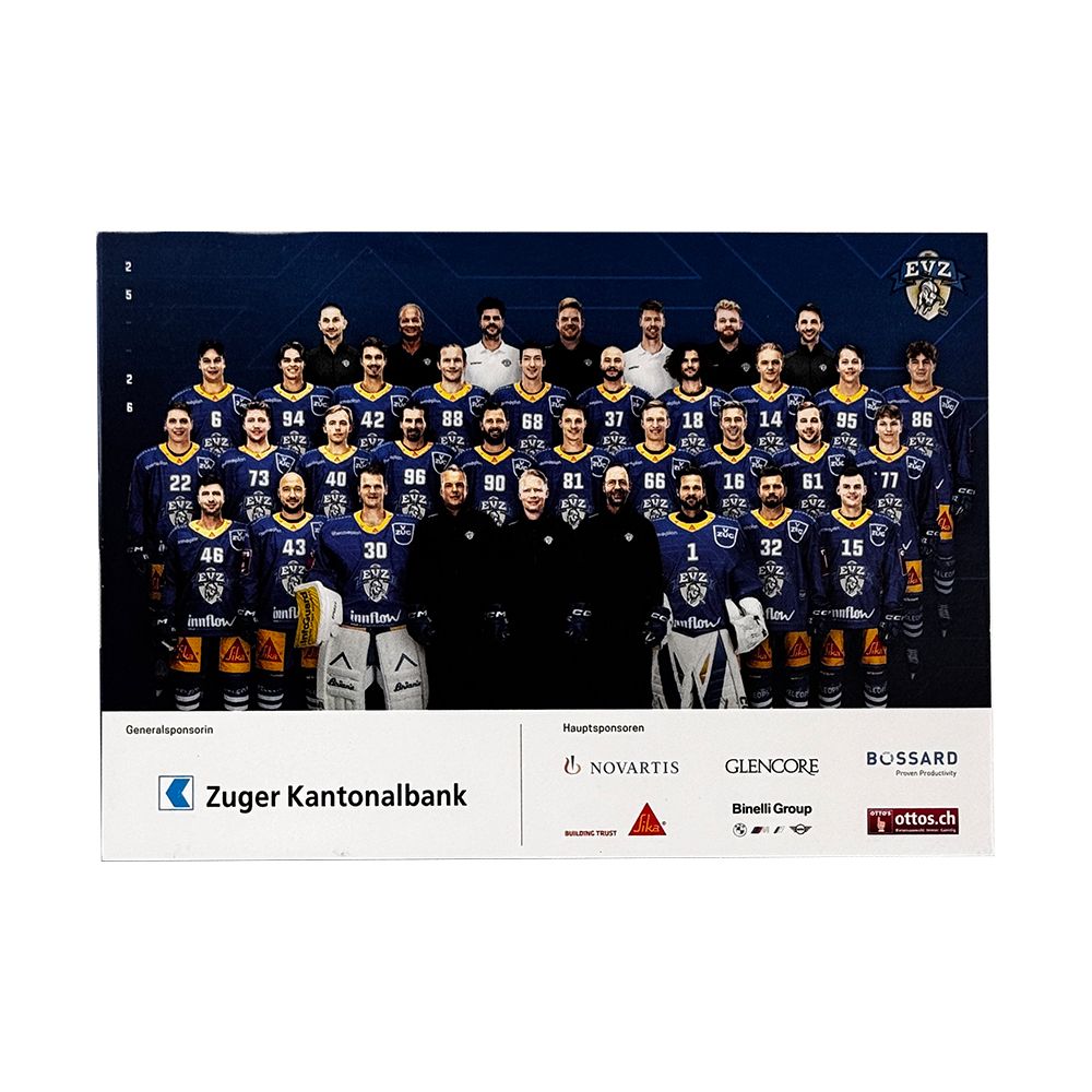 EVZ Men's Team Mannschaftsposter 2025/26