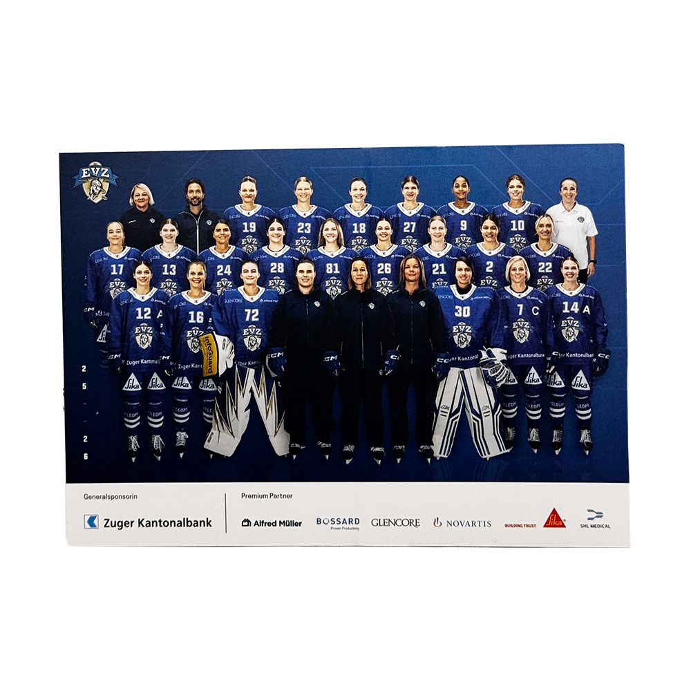 EVZ Womens Team Poster 2025/26