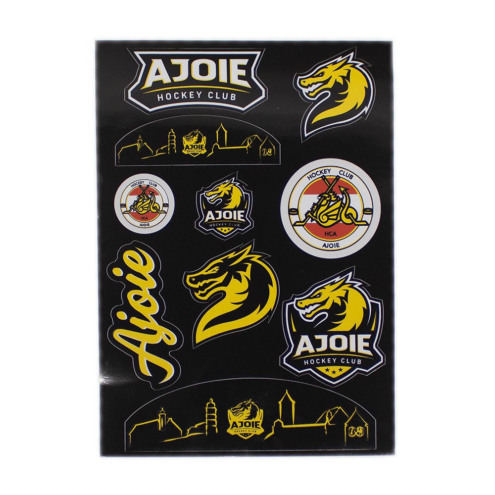 HC Ajoie Stickerbogen A5