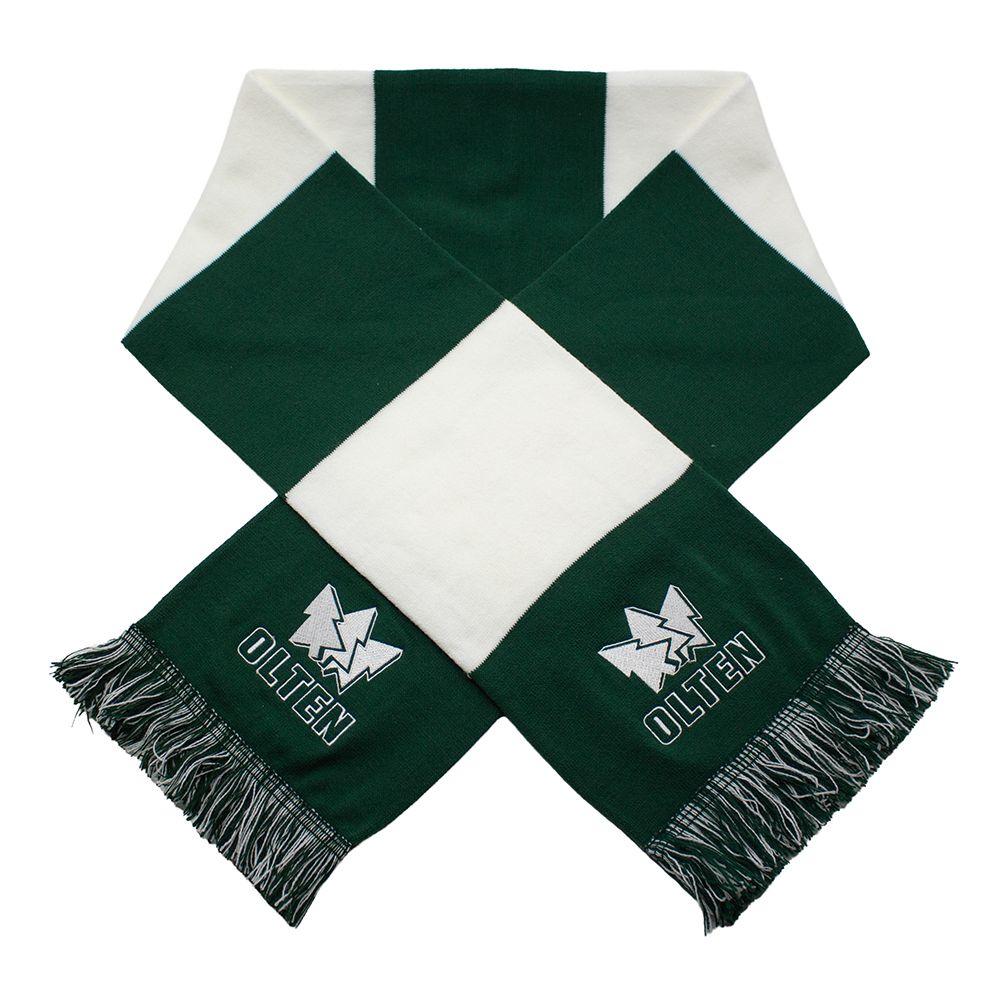 EHC Olten Schal gestrickt Balken